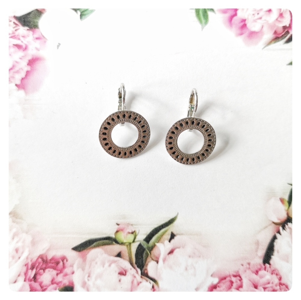 Earrings, rings, bohemian boho , stainless steel,
